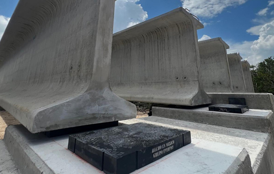 Detail of Neoprene Bridge Bearings