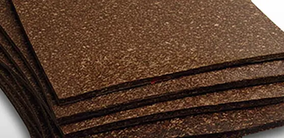 Cork Nitrile Sheets for thermal and acoustic insulation in industrial applications